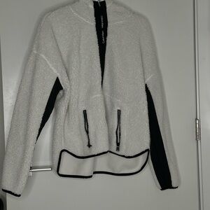 Calvin Klein White and Black Women's Jacket